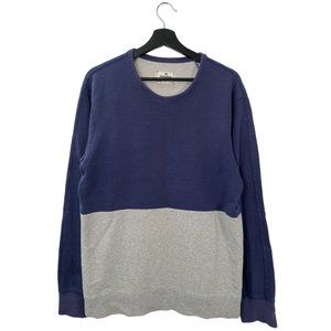 Reigning Champ two tone sweatshirt gray / blue